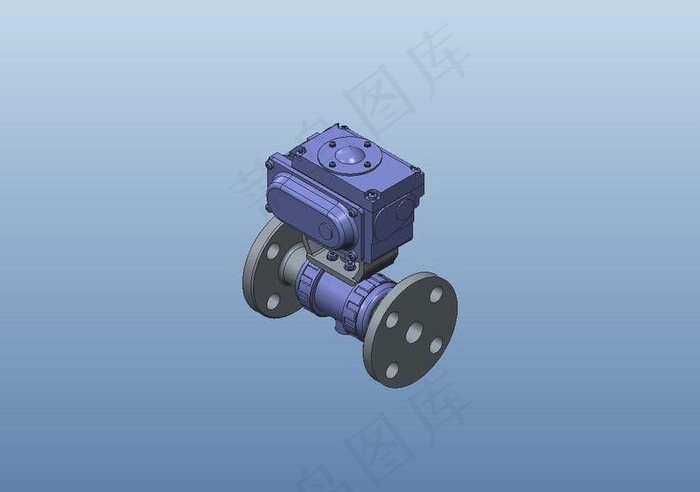球阀电动式法兰端25mm（1）