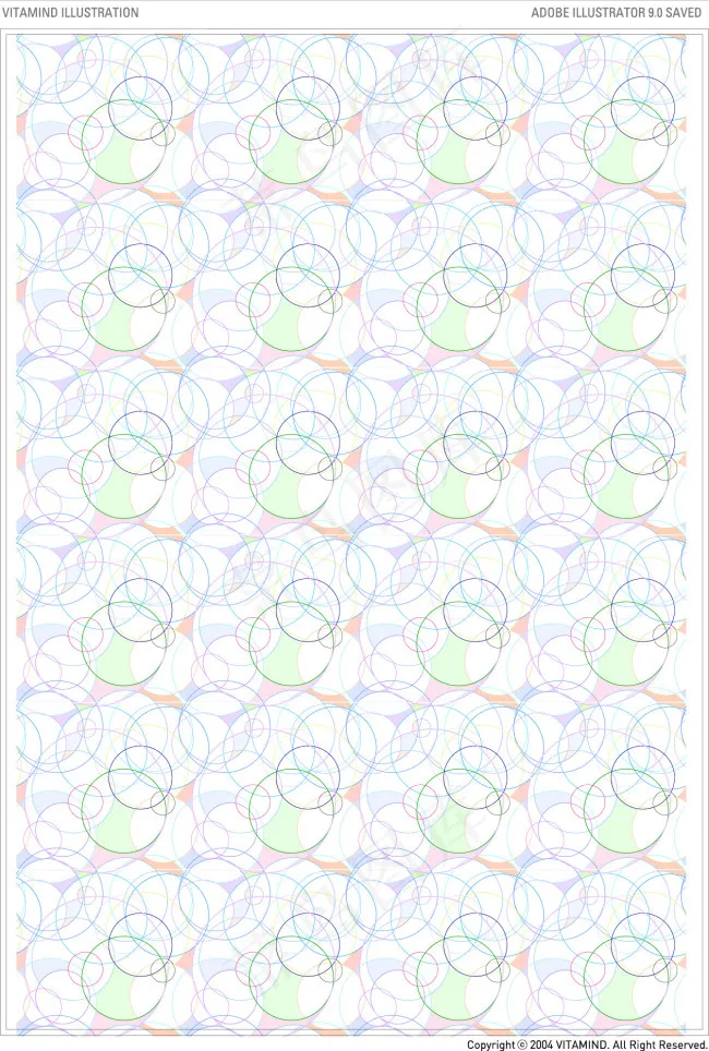 清淡圆环背景ai矢量模版下载