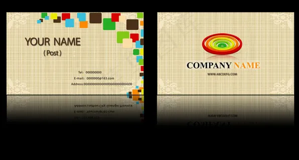 个性名片模板 psd名片模板