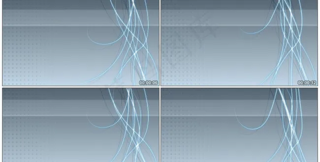 抽象线条AE模版