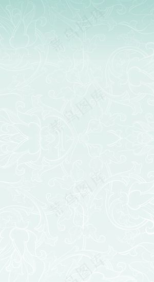 蓝色背景图大花底纹