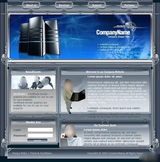 数码产品展示网站