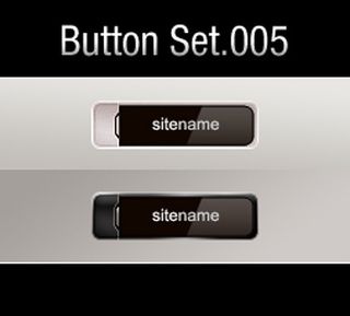 极具现代感的黑色按钮模板素材