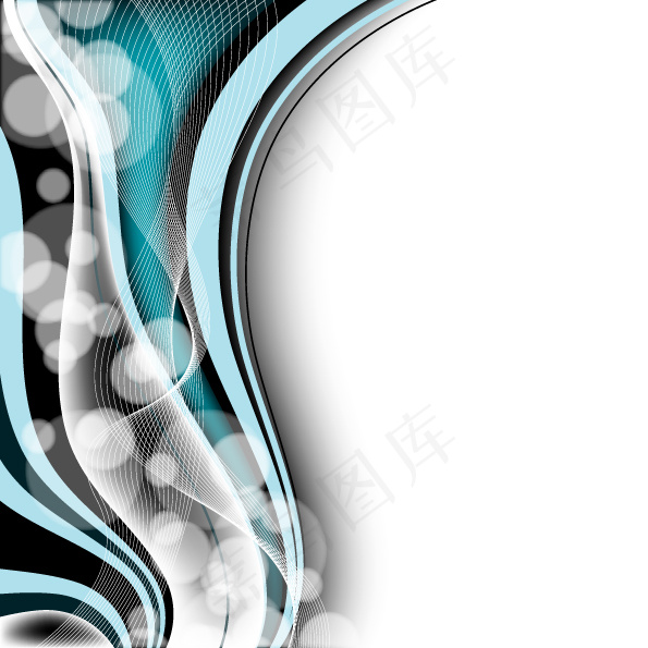 在特定的背景矢量2动态线