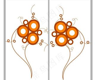 2010年流行花纹移门户设计图下载...