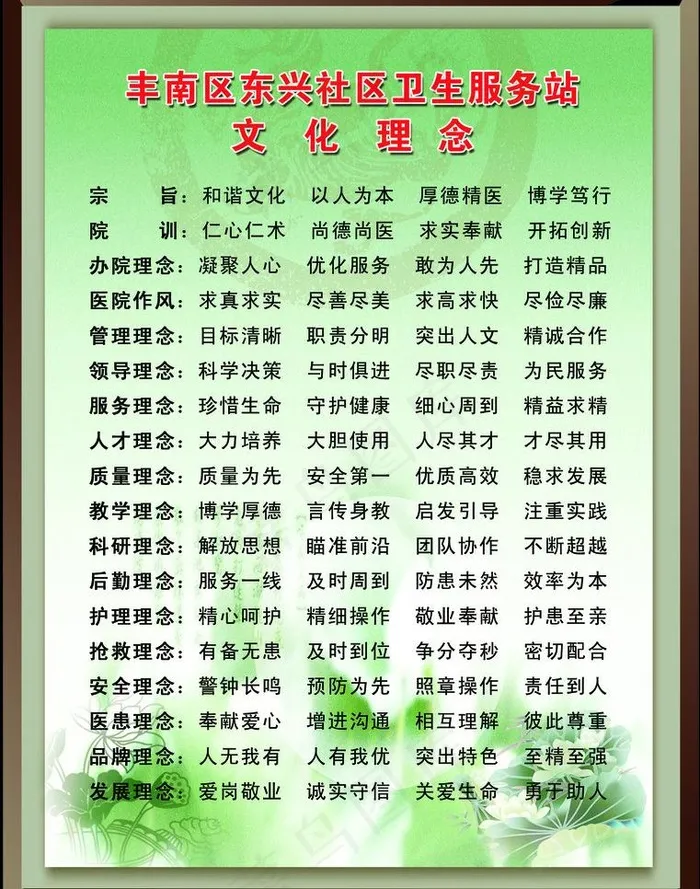 文化理念图片psd模版下载