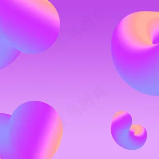 流体渐变风格奇幻唯美主图背景