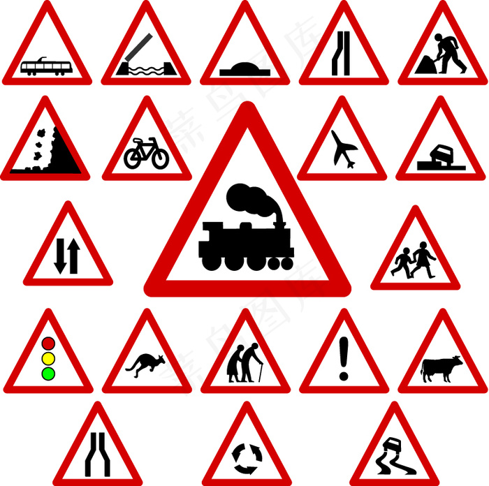 实用公共标识矢量素材