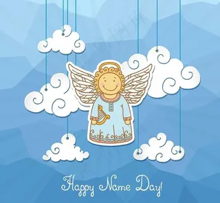 庆祝生日派对天使