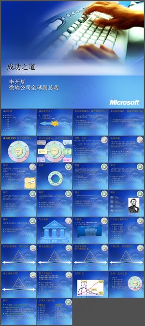 微软公司全球副总裁李开复的成功之道...