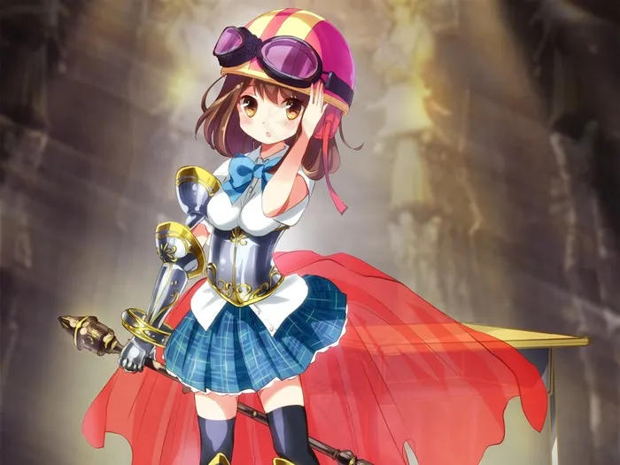 动漫护目镜少女