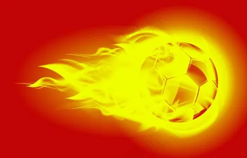 火焰足球笔刷图片