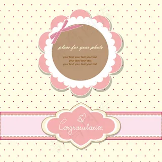 矢量素材卡通可爱背景花纹