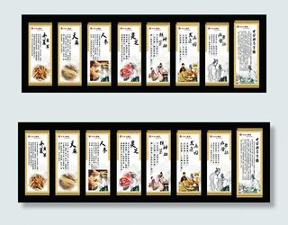 药店中药材展架图片