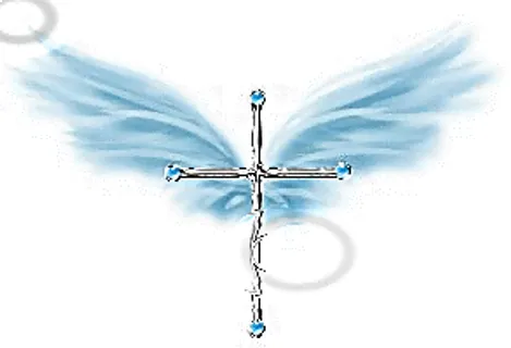 动画人物 背景 花边 素材图片