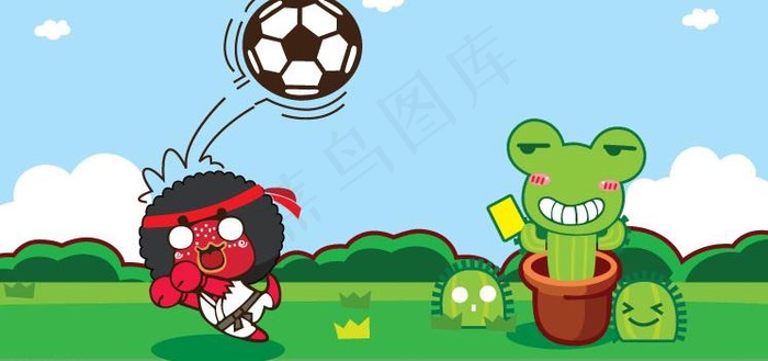 卡通风景图图片