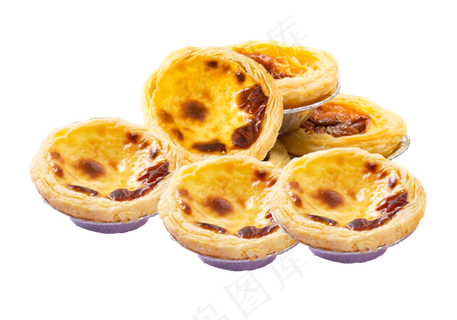 免抠元素蛋挞一堆