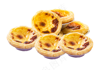 免抠元素蛋挞一堆