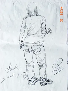 人物速写 人物速写