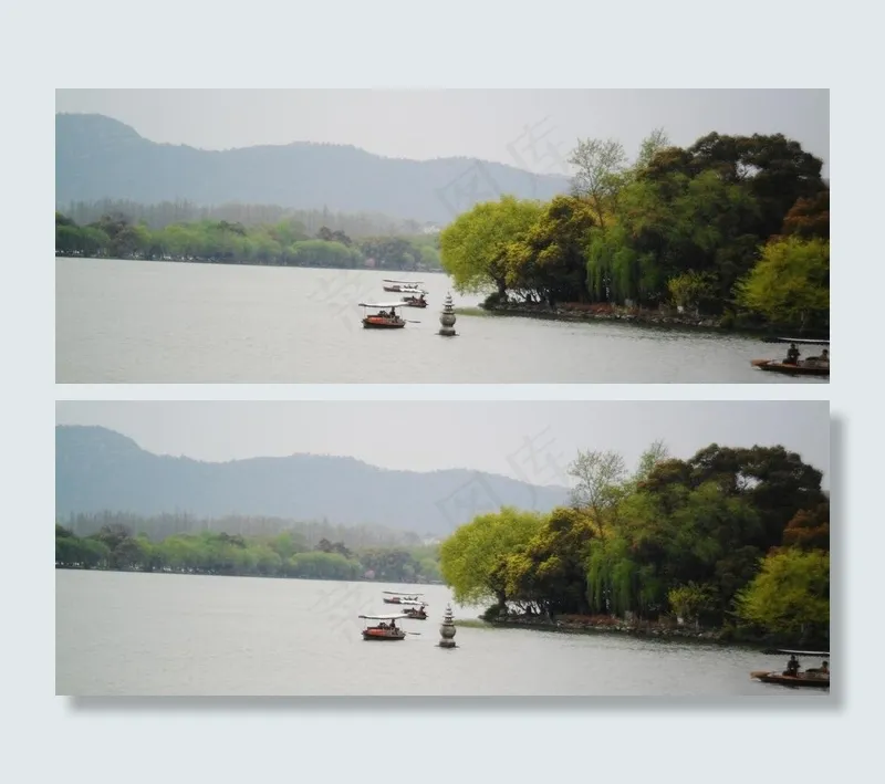 西湖三潭映月