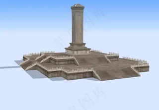 纪念碑3D模型