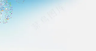 浪蓝色大气模板图片