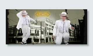 上海滩背景素材图片