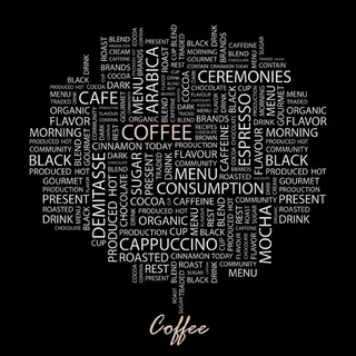 黑体英文单词矢量艺术字体