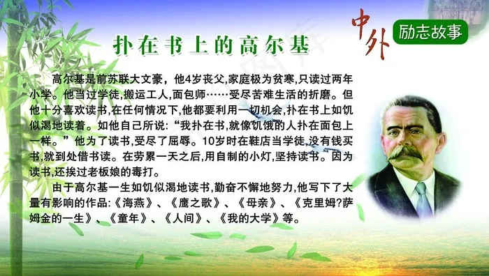 高尔基图片(5329X3317(DPI:72))psd模版下载