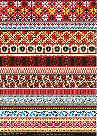 十字绣图案矢量素材06