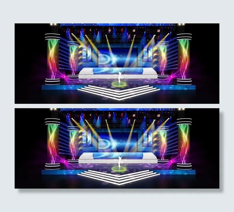 炫目体育馆演唱会图片psd模版下载