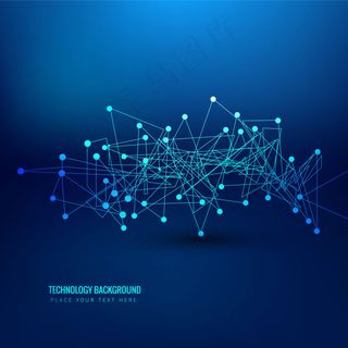 蓝色科技技术背景