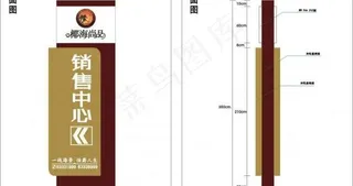 售楼部指示牌图片