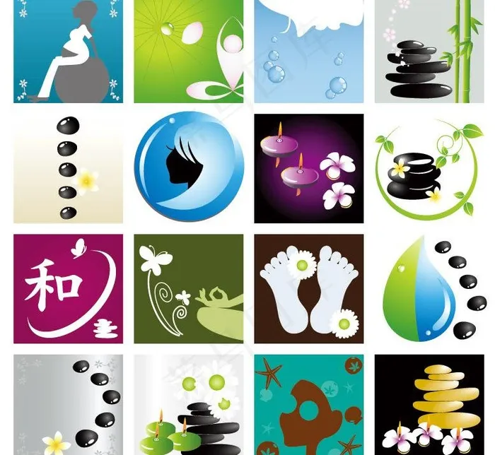 美容spa图片eps,ai矢量模版下载