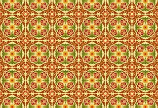 圆形花纹矢量素材