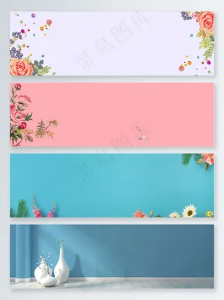 夏季清凉清新风格PSD分层格式