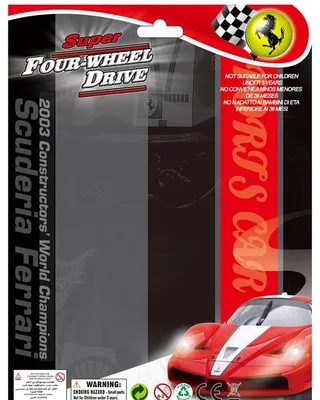 法拉利玩具模型车卡板图片