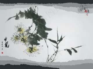 古风水墨画创意宣传设计海报