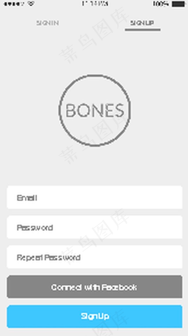 登陆界面设计元素