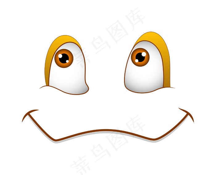 快乐卡通表情eps,ai矢量模版下载