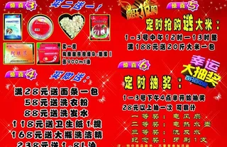 药房开业宣传单A3反面