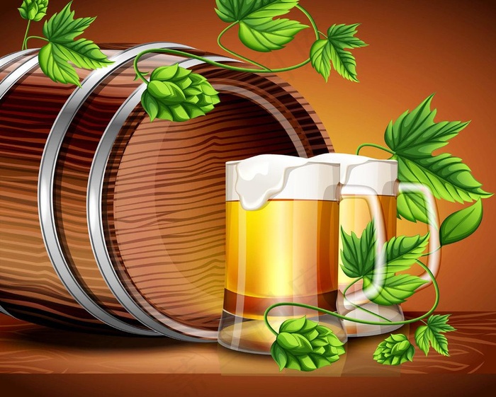 啤酒图片eps,ai矢量模版下载