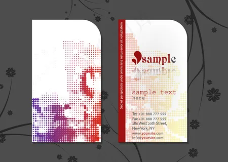 高档大气精致简洁名片设计模板