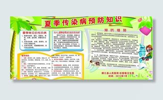 夏季传染病预防知识宣图片