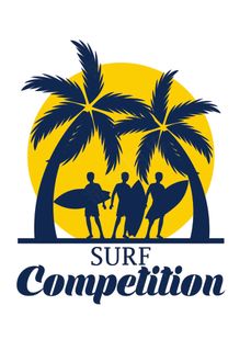 热带海洋沙滩扁平插画