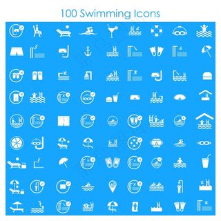 水纹水波纹浪花水珠夏季素材