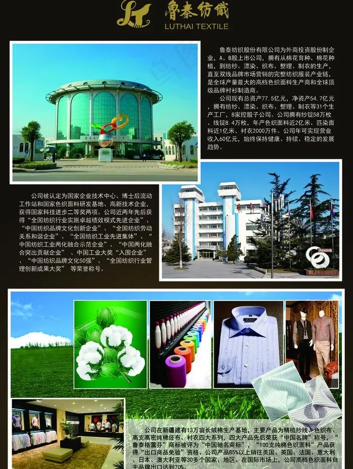 企业宣传单页图片(2185X3071(DPI:300))psd模版下载