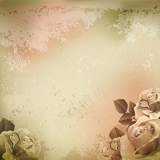 欧式花卉底纹背景图片