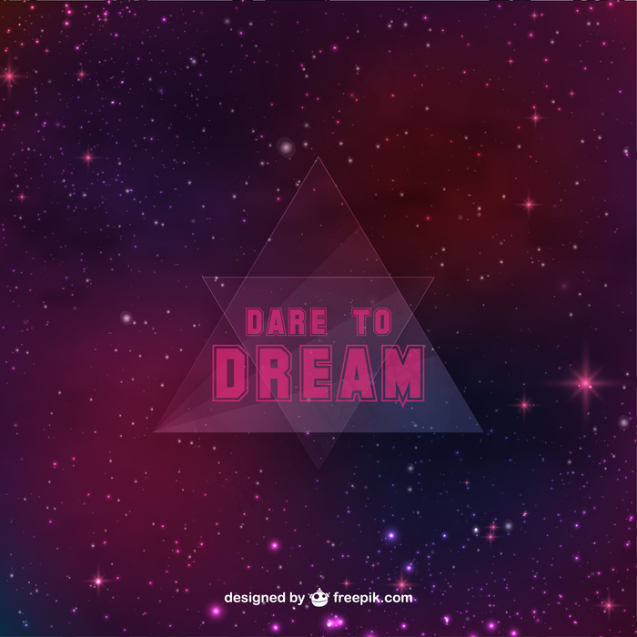 敢于梦想的背景