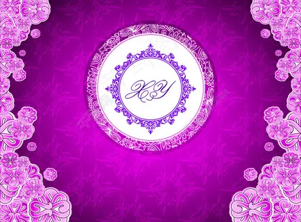 浪漫唯美婚礼背景